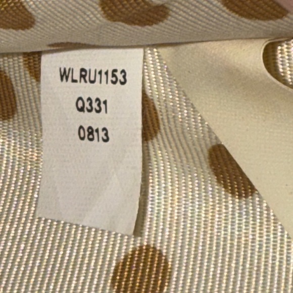 Kate Spade Teal Leather Wallet with Gold Polka Dots interior - Picture 8 of 9